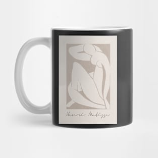 Henri Matisse Blue nude inspired, Neutral art Mug